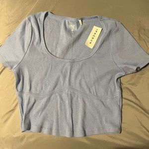 pacsun light blue shirt sleeve size medium